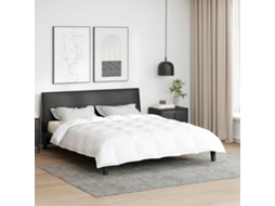 Vidaxl Edredom 2-em-1 Branco 240 X 220 Cm Pena