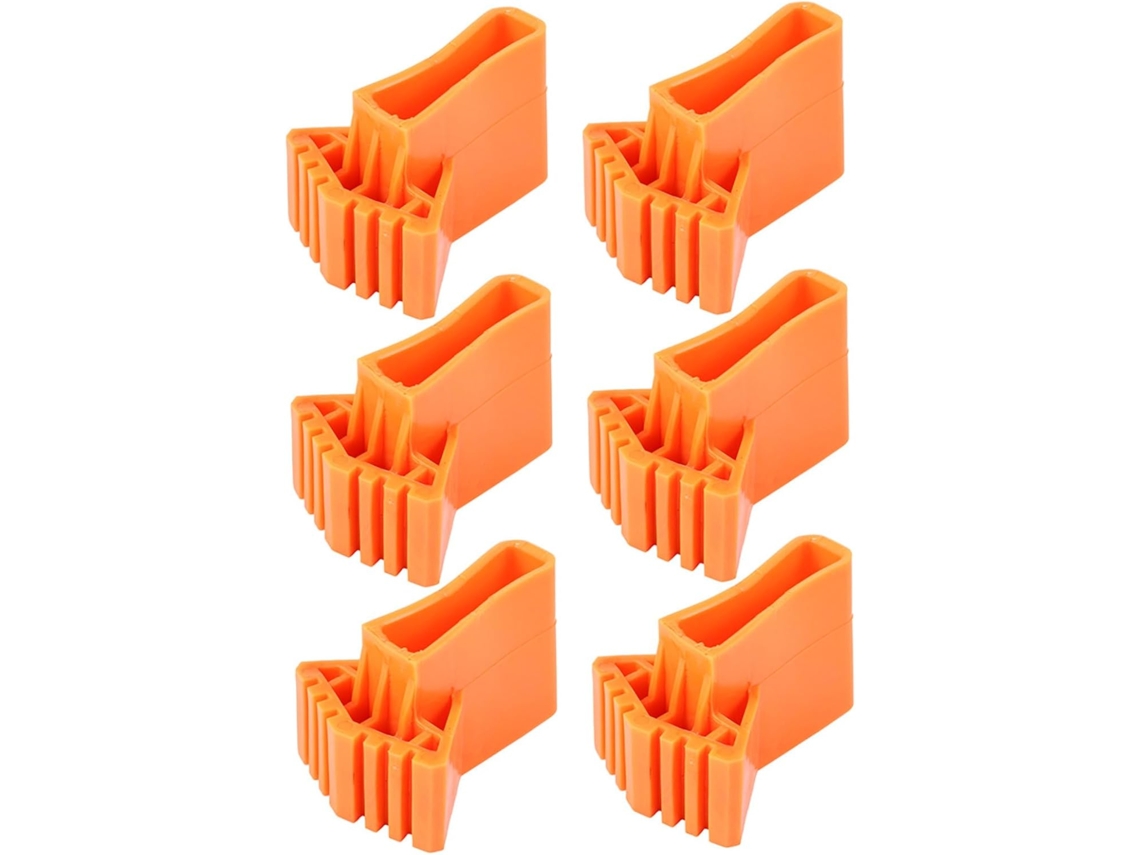 Conjunto De 6 Tapetes Antiderrapantes Dobráveis Para Escadas, Protetores Plásticos Multiuso.