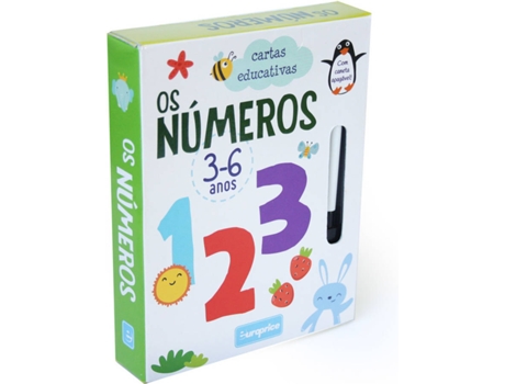 Jogo Educativo  Cartas Educativas Números (Idade Mínima: 3)