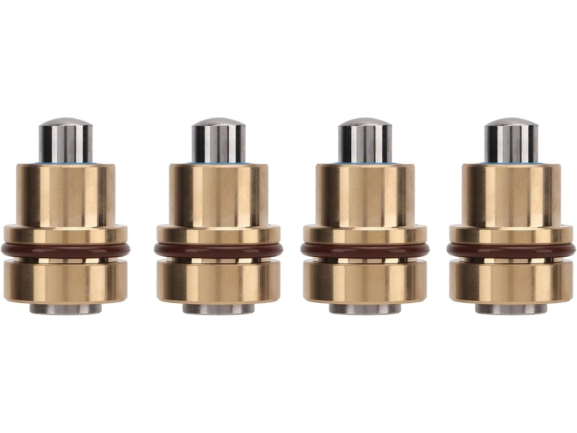 Conjunto De 4 Peças Joystick Com Vedação Borracha, Haste De Metal E Cabeça Bala Para Escavadeira
