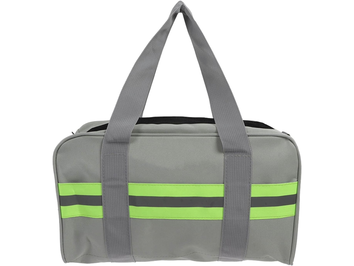 Bolsa para ferramentas de eletricista Haofy com refletor, bolsa de armazenamento de ferramentas de grande capacidade.