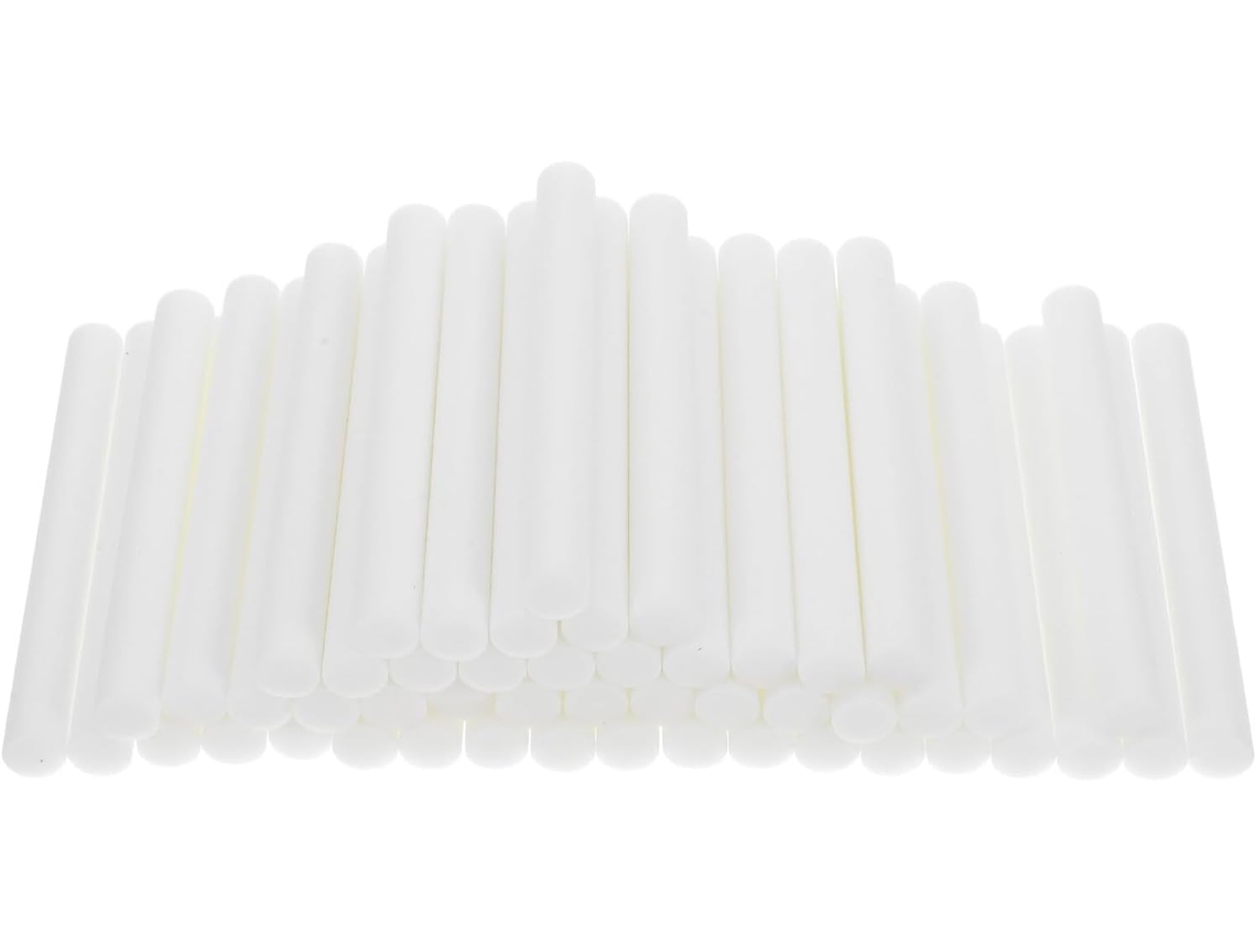 Refil De Algodão Com Dupla Proteção, Comprimento Ajustável, 50 Cm, Filtro Branco.