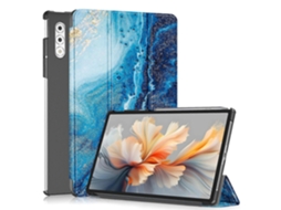 Capa De Couro Dobrável Tripla Para Tablet Lenovo Yoga Tab Plus Custer