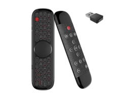 Teclado Sem Fio Wechip W2 Pro 2.4g 3 Em 1 Com Função Abs Air Mouse Touchpad Para Smart Tv Slowmoose