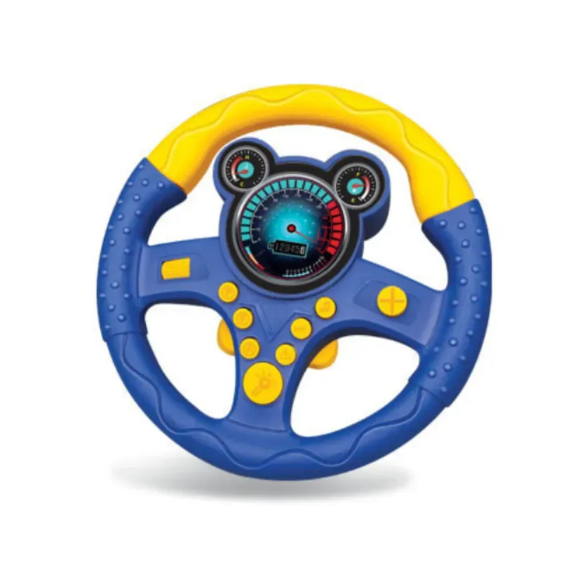 Volante Brinquedo EIFSON com Simulação de Direção e Efeitos Sonoros (azul)