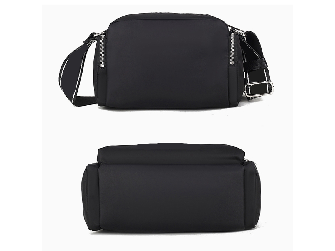 Bolsa Messenger Feminina Impermeável Leve com Múltiplos Compartimentos para Viagem Trabalho