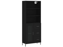 Highboard, Highboards Vidaxl Preto Madeira Processada (n/a)