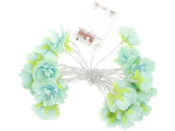 Cordão De Luzes Led Decorativo De 3m Com Formato De Flor, Alimentado Por Bateria, Iluminação Quente Gokoco