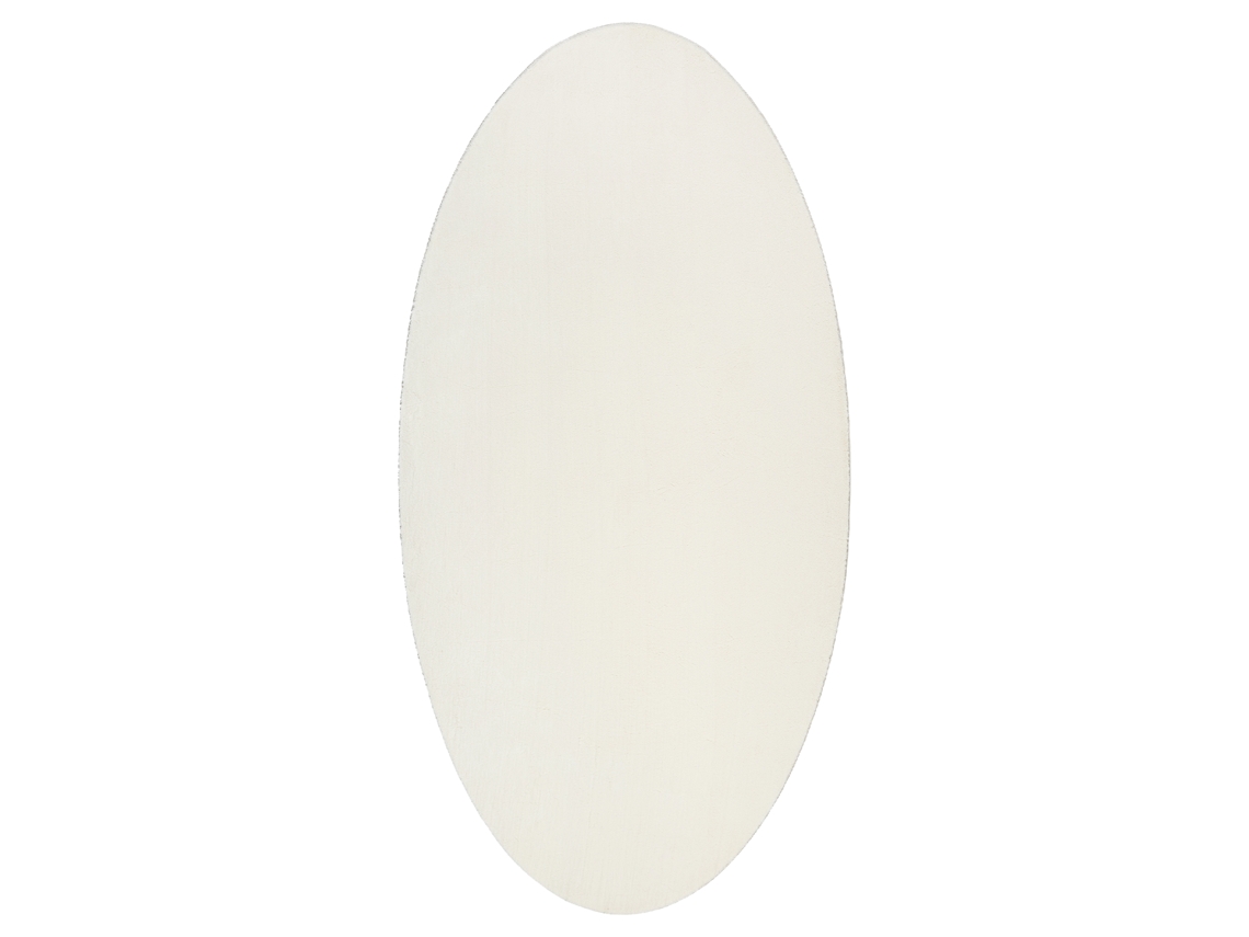 Conjunto 1 Tapete De Poliéster Vidaxl Creme Poliéster (100 X 200 Cm)