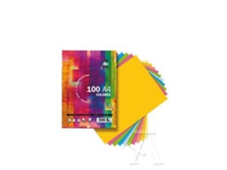 Paquete A4 100H 80G Tauro-Extra Color 10X10 Surtidos