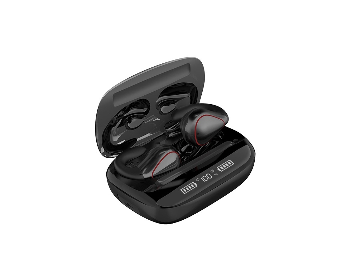 Fones de Ouvido de Condução Óssea com Clipe de Orelha Sem Fio Bluetooth 5.0 Ipx5 À Prova D'água JIAPEI (preto)