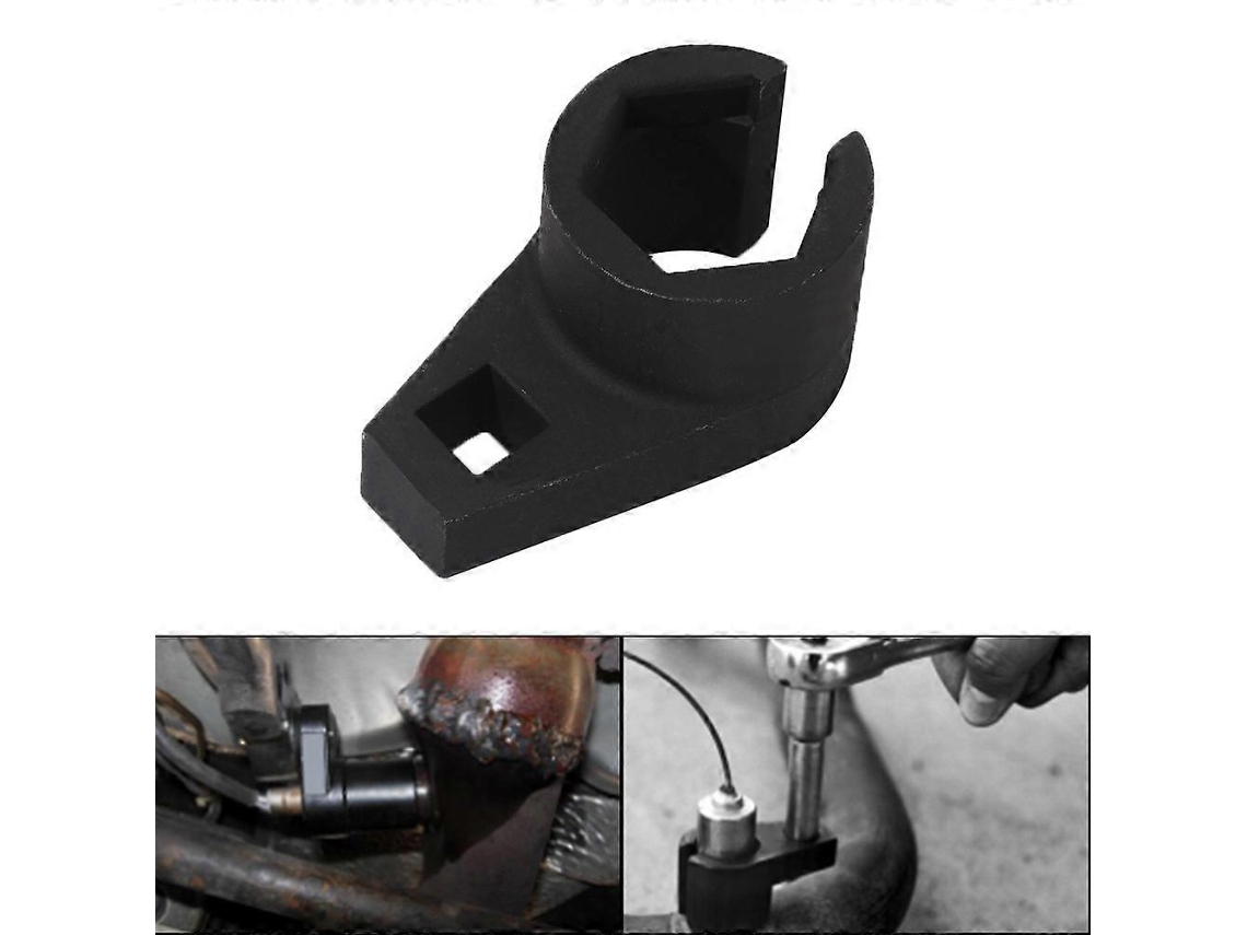 Chave de tubo para sensor de oxigênio, 3/8 polegada, hexagonal, preto, para instalação e extração rápida | S/MARCA
