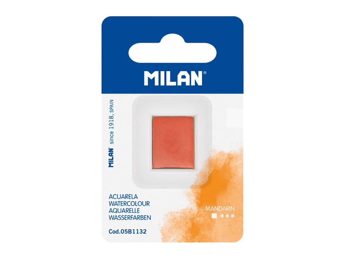 Refil Aquarela em Formato Meia Panela Laranjamilan