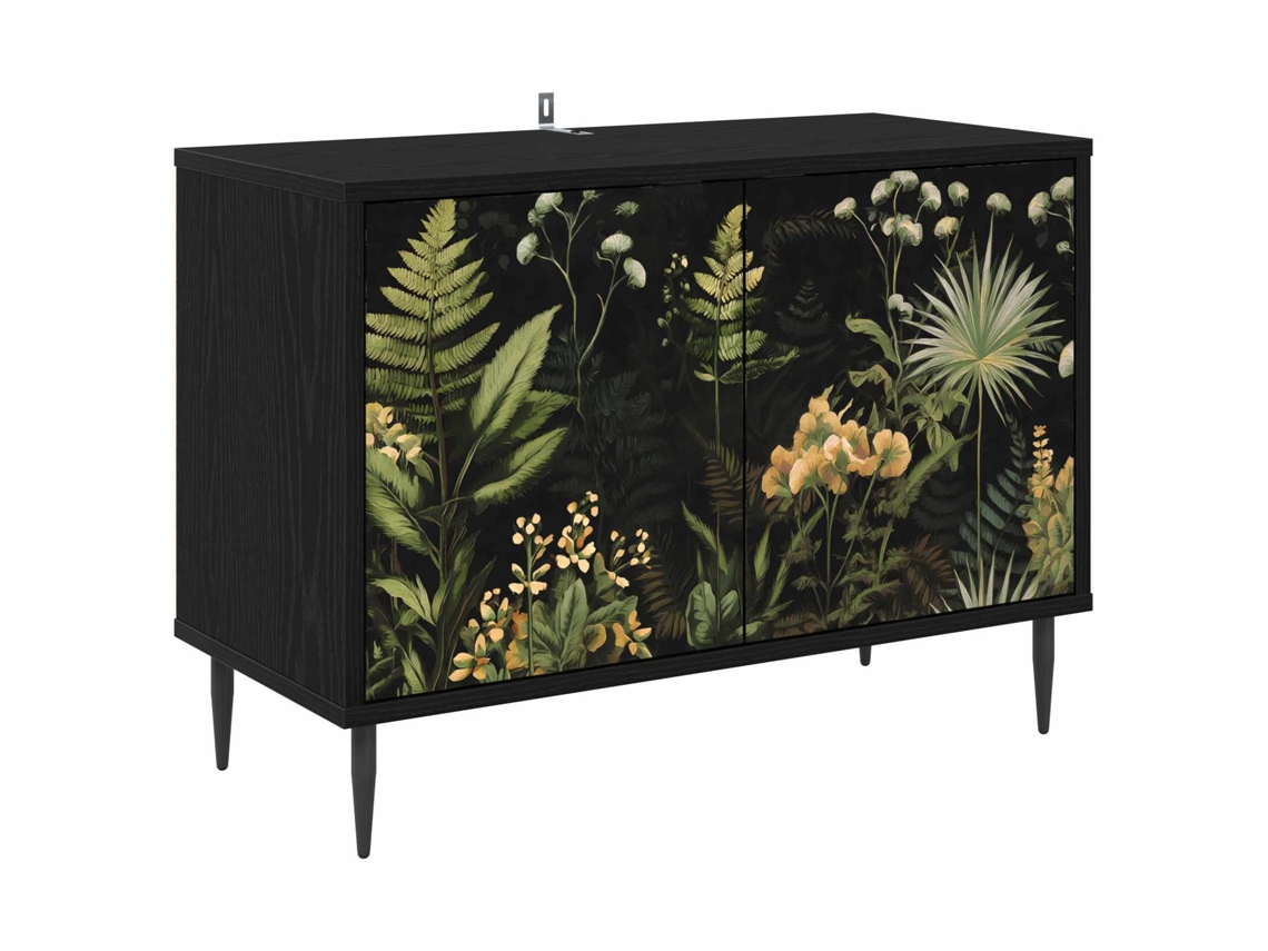 Vidaxl Gabinete Para Tv Rhenen 69 X 33 X 50,5 Cm Carvalho Preto