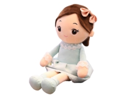Boneca de Trapo Fofa 40cm para Decoração Quarto Meninas