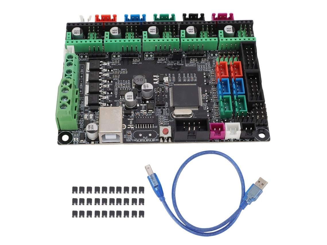Placa De Controle De Impressora 3d Suporta O Código Aberto Marlin E É Compatível Com O Driver A4988