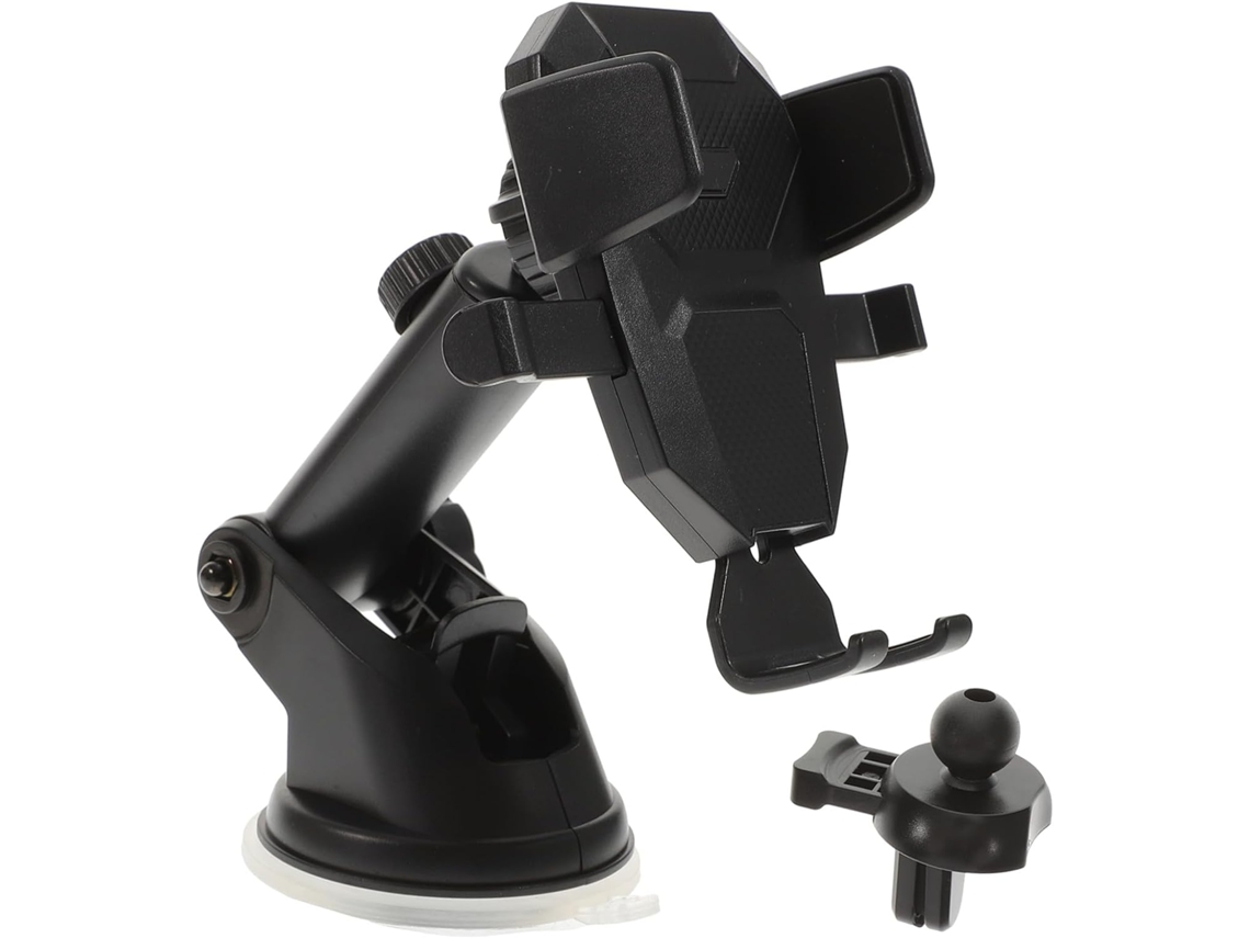 Suporte Para Celular Veicular Em Abs Preto Com Encaixe Para Saída De Ar.