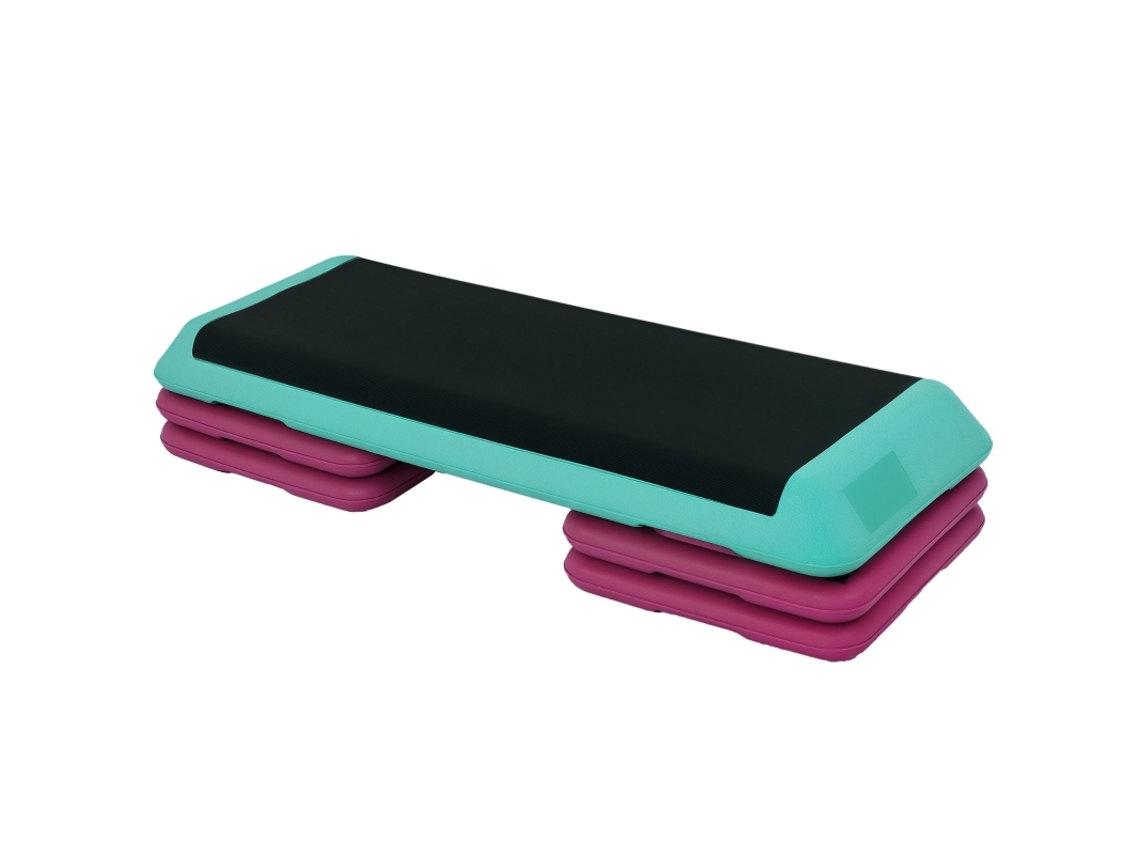 Stepper Aeróbico Altura Regulável 10/15/20 Cm, 110x40x20 Cm Para Treino Em Casa