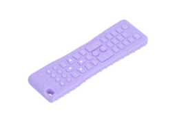 Mali chupeta Silicone Bebê Controle Remoto Tv 37 Teclas Mordida Sensorial Roxo