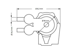 Plastimo Double Action Foot Pump