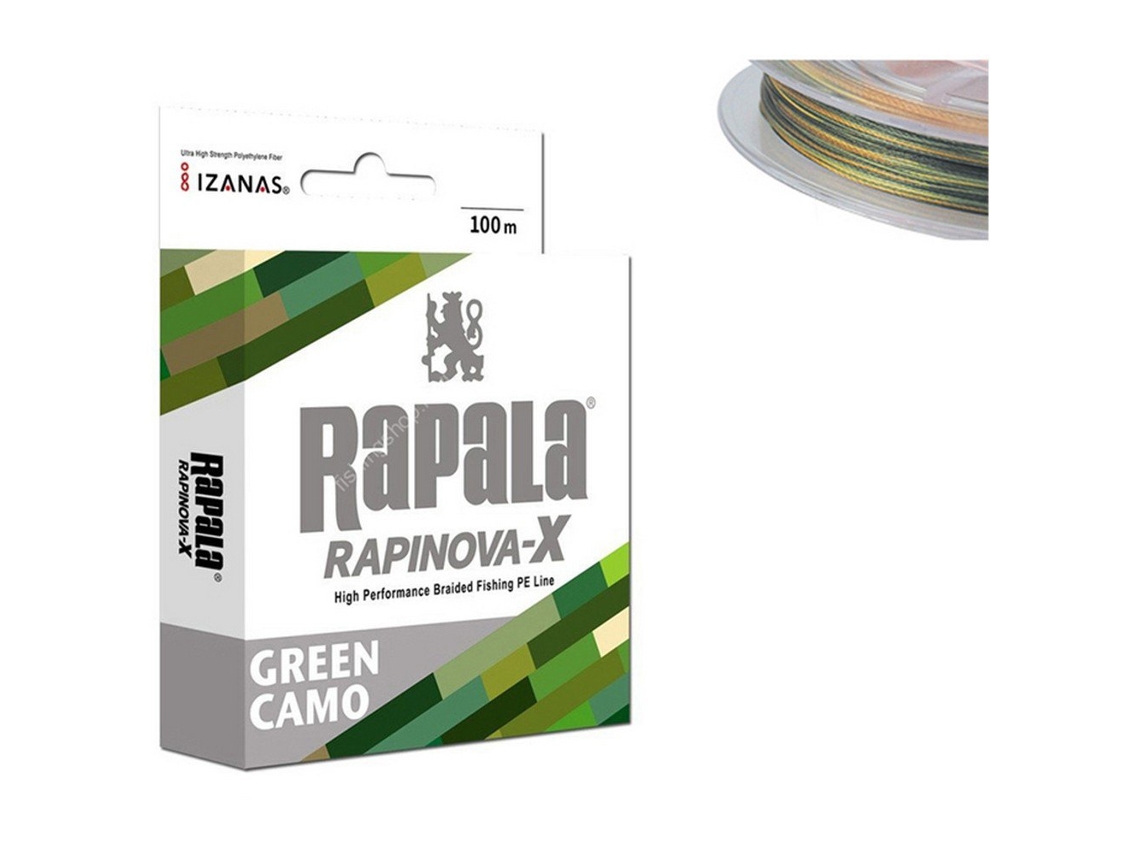 Trançado Rapinova X 100 M Verde 0.530 Mmrapala