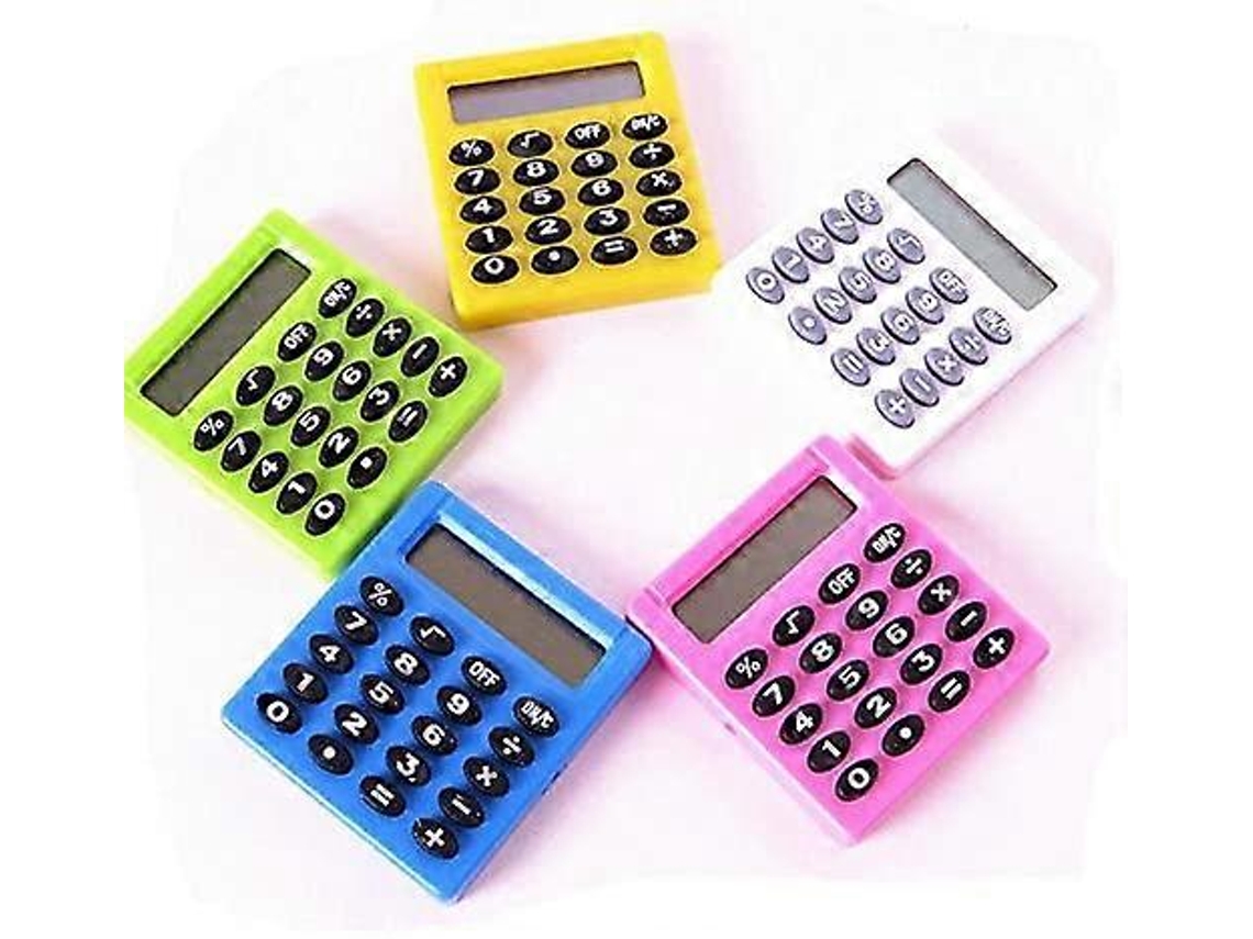 Calculadora De Bolso, Mini Calculadora Eletrônica Portátil De 5 Peças E 8 Dígitos Para Educação Matemática, Escritório Básico Everley891