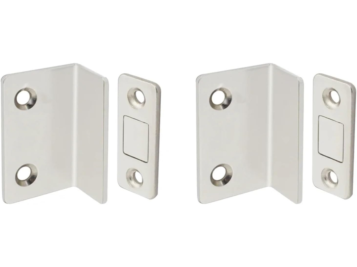 Conjunto Com 20 Fechos Magnéticos Adesivos Armários, Travas De Porta Ultrafinas Móveis, Fecho De Porta Oculto