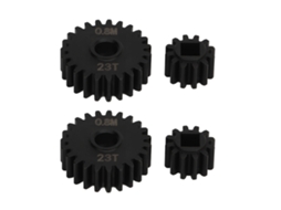 Mali engrenagem de Eixo Portal de Aço 12t 23t para Capra Scx10 Iii 1/10 Rc Crawler Peças de Upgrade