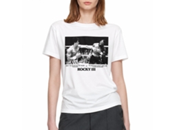 Rockinstone Rocky Movie Balboa V Lang Bill White Adult T-shirt Size:l