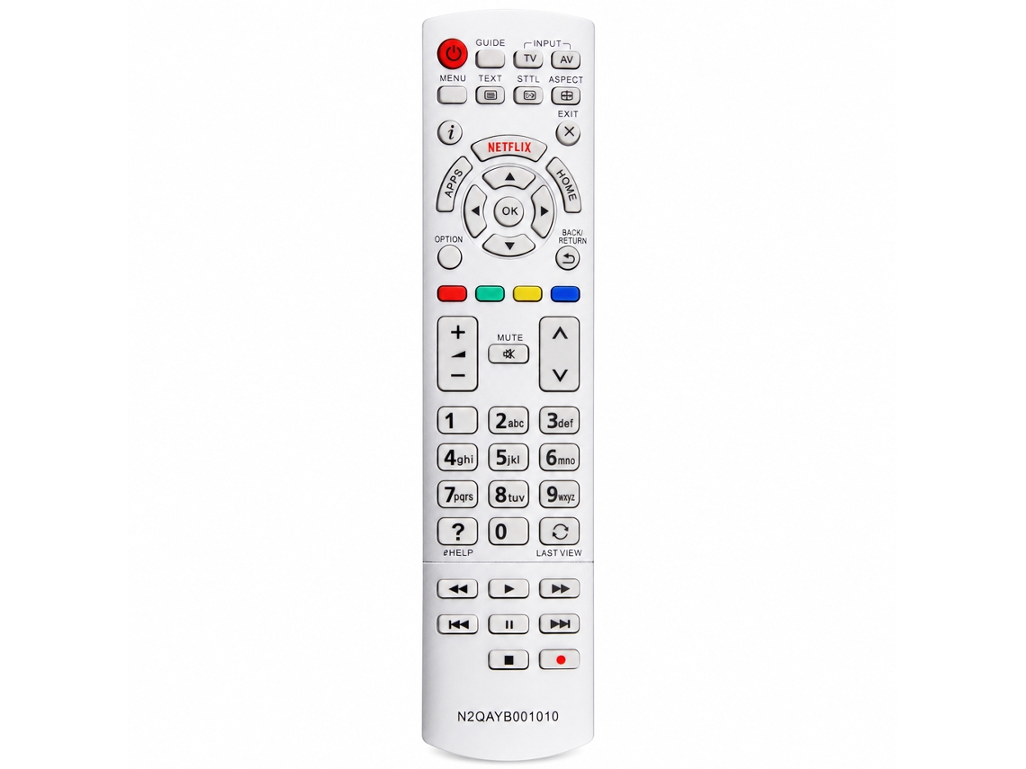 Comando À Distância Para Tv Compatível Com Panasonic N2qayb001010 Com Botão Netflix_dae