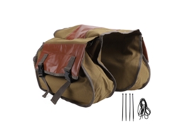 Bolsa de Selim para Bicicleta de Grande Capacidade Plegável para Viagem e Deslocamento com Acessórios