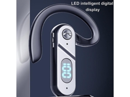 Fones De Ouvido Sem Fio Bluetooth 5.2 De Condução Óssea, Esportivos, Com Microfone, Viva Voz, Com Tela Led Ly Ebike