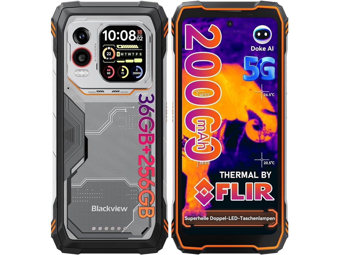 Smartphone Blackview Xplore 1 Pro (6.78'' - 36 Gb - 256 Gb - Laranja)