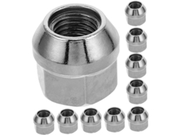 Conjunto De 20 Porcas De Aço Para Rodas, Acessórios Para Reposição De Pneus Automotivos