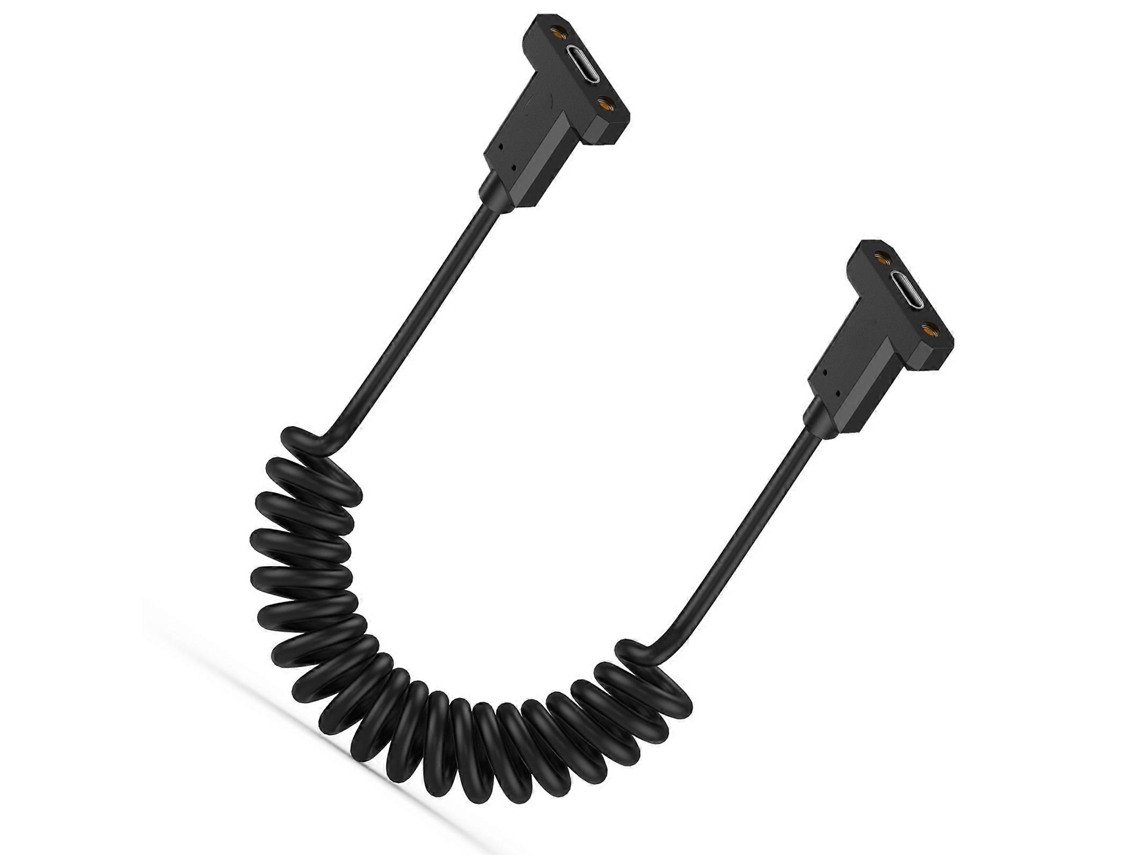 Cabo USB 5.0 Tipo C com Design de Mola e 80 Gbps NOSTALGIA88