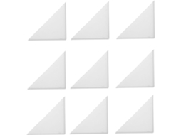 Conjunto De 100 Protetores Canto Triangulares Para Móveis, Protetores Decorativos Para Bordas De Mesas, Molduras De