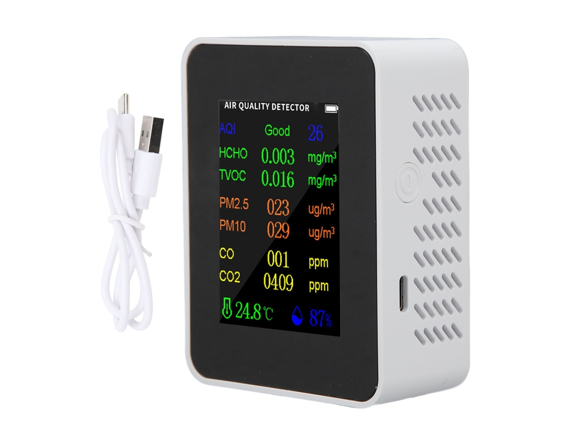 Detector de formaldeído (com funções de detecção precisa e monitoramento multiparamétrico)