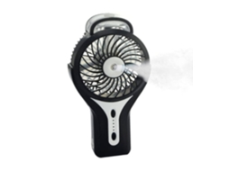 Ventilador Nebulizador Usb 12.5cm 3 Velocidades Preto Yizhood