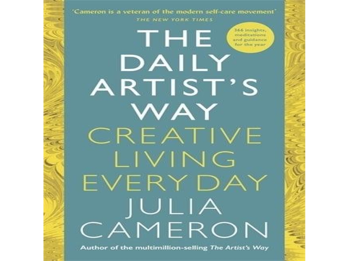 Livro The Daily Artists Way A Year of Creative Living de Julia Cameron (Inglês)