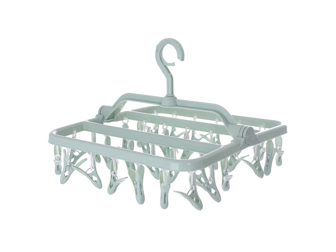 Rack Dobrável para Secar Meias, Roupas Íntimas e Exteriores (verde) | S/MARCA