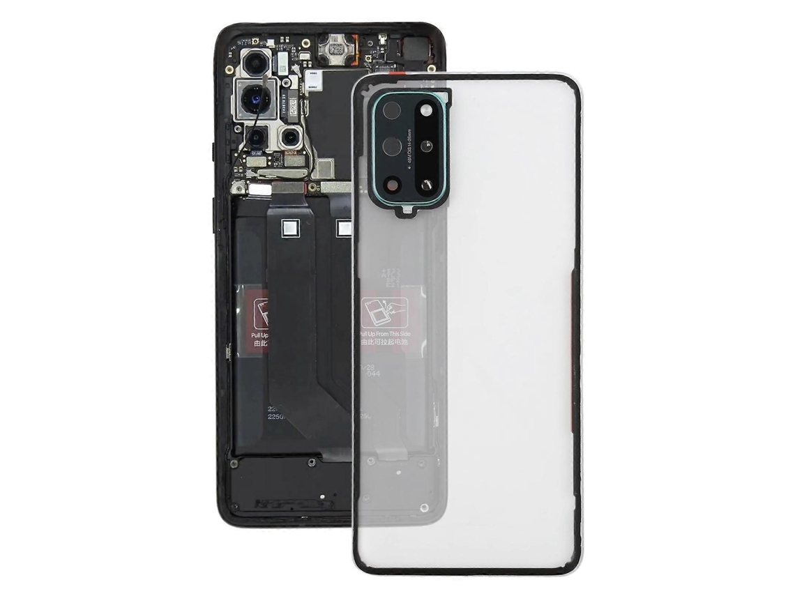 Capa Traseira De Bateria Com Lente De Câmera Para Oneplus 8t (transparente)