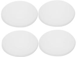 Batentes De Porta Silicone Reutilizáveis Com Adesivo Para Proteção Parede, Com Cabeça Plana E Redonda 4 Unidades