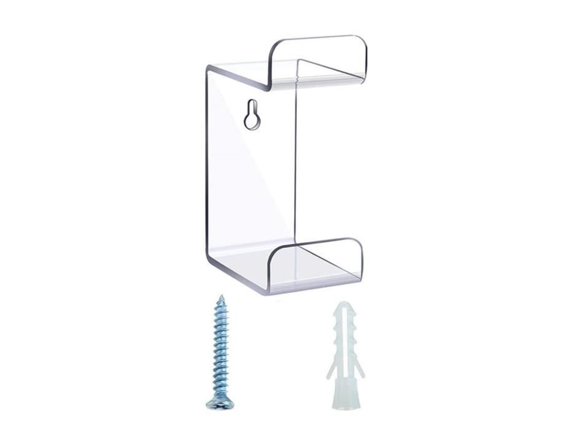 HURRISE Suporte de Parede para Controlador de Jogo 2 Suportes de Controlador de Jogo Suporte de Controlador de Jogos Jogo Transparente 2Pcs