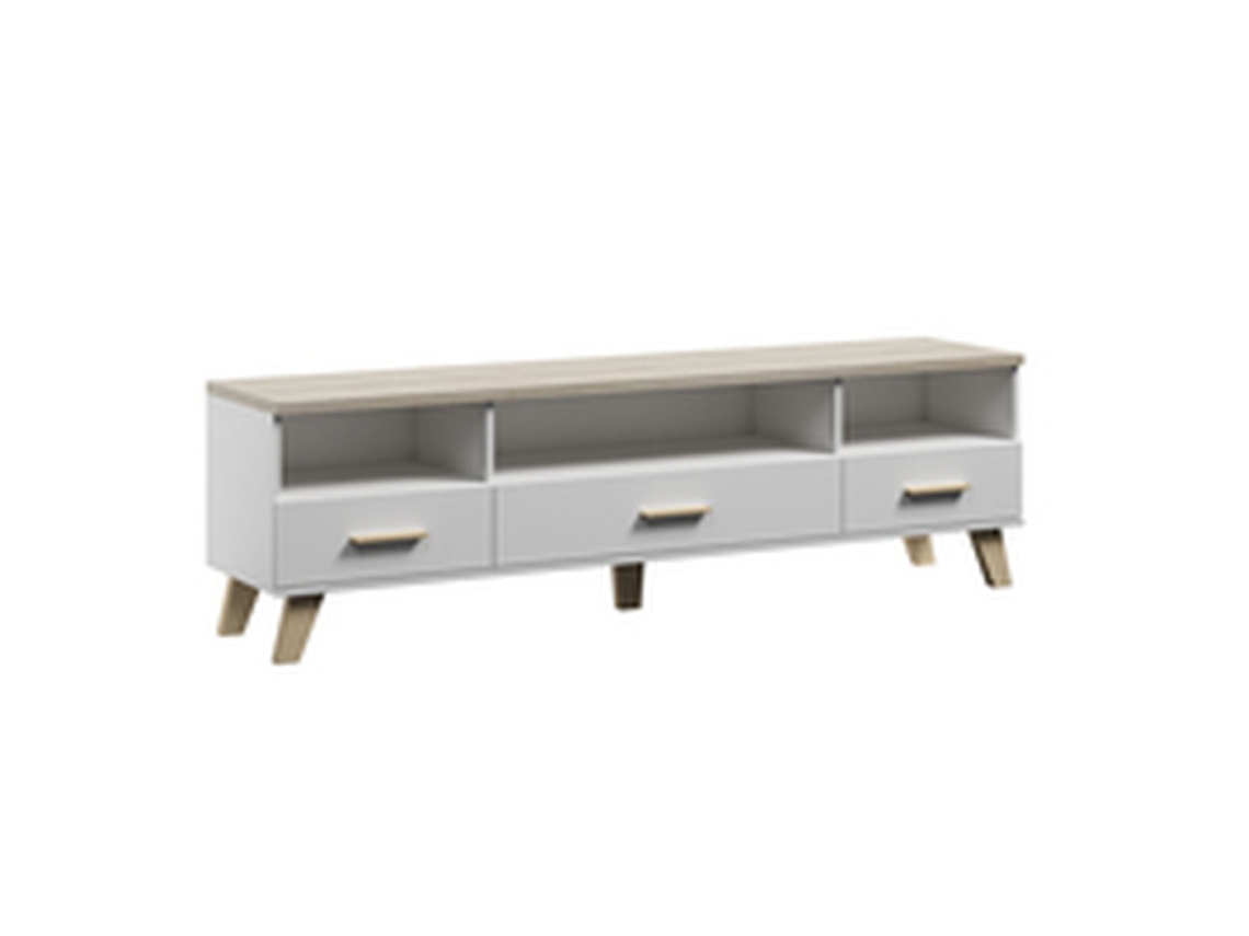 Mesa para Televisão CAMA MEBLE Lotta Tv18 3S3K Branco 180x53x40 cm