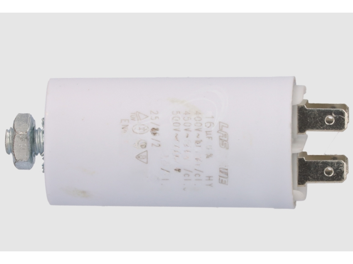 Condensador Máquinas de Roupa 16mf 450v 36 X 70 Mm 12ag010