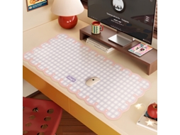 Toalha Para Mouse De Computador Para Mesa De Escritório De Moça, 35*80cm, Roxo Rosa