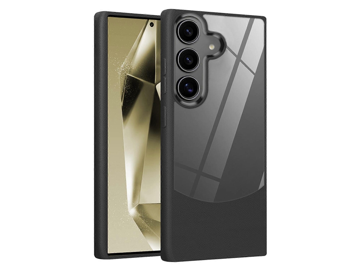 Capa De Celular Híbrida De Acrílico Tpu Com Textura De Lichia