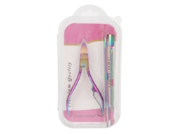 Kit De 3 Ferramentas De Cuidado Com Unhas Em Aço Inoxidável - Remoção De Cutículas, Empurrador E Scraper Profissional Para Mãos E Pés