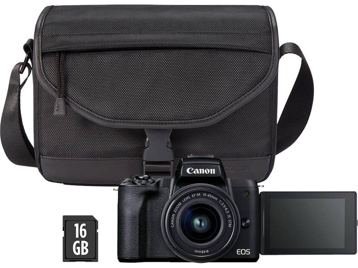 Kit Máquina Fotográfica CANON EOS M50 MII + M15-45 (APS-C)