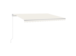 Retractable Awning, Retractable Awnings Vidaxl Creme Alumínio (450 X 300 Cm)